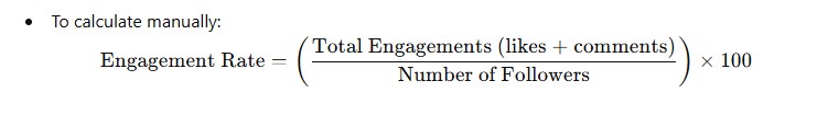 Instagram engagement rate